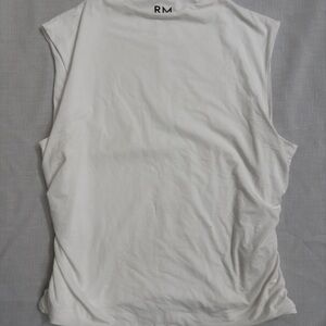 Rebecca Minkoff White Sleeveless Casual Shirt